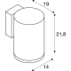 Enola Round L kinkiet LED 36W 3700lm 3000K-40000K IP65 antracytowy 1003440