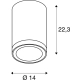 Enola Round L lampa sufitowa LED 36W 3500lm 3000K/4000K IP65 antracytowy 1003442