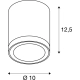 Enola Round M lampa sufitowa LED 11W 960lm 3000K/4000K IP65 antracytowy 1003427