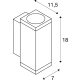 Enola Square Up Down S kinkiet LED 7,8W 700lm 3000K/4000K IP65 antracytowy 1003418