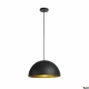 Forchini M PD-2 lampa wisząca 1xE27 czarny złoty 155910 SLV