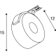 Kalu Track do systemu 1-fazowego LED 13W 970lm 3000K czarny 1002854