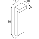 L-Line Out 50 FL Pole lampa stojąca LED 7W 530lm 3000K, 4000K antracytowa 1003537