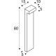 L-Line Out 80 FL Pole lampa stojąca LED 7W 530lm 3000K, 4000K antracytowa 1003538