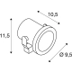 Nautilus Spike lampa wbijana w grunt LED stal nierdzewna 316 IP55 3000K 1001962