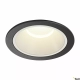 SLV Numinos DL XL Ø 16 cm lampa wbudowywana LED 37,4 W 3500 lm 2700K/3000K/4000K 20°/40°/55° czarno-biała