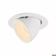 SLV Numinos Gimble L Ø 16 cm lampa wbudowywana LED 25,4 W 2250 lm 2700K/3000K/4000K 20°/40°/55° biała