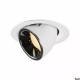 SLV Numinos Gimble M Ø 13,5 cm lampa wbudowywana LED 17,5W 1550 lm 2700K/3000K/4000K 20°/40°/55° biało-chromowa