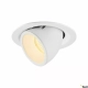 SLV Numinos Gimble M Ø 13,5 cm lampa wbudowywana LED 17,5 W 1600 lm 2700K/3000K/4000K 20°/40°/55° biała