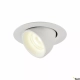 SLV Numinos Gimble XS Ø 8 cm lampa wbudowywana LED 7 W 650 lm 2700K/3000K/4000K 20°/40°/55° biała