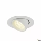 Numinos Gimble XS Ø8cm lampa wbudowywana LED 7W 650lm 2700K/3000K/4000K 20°/40°/55° biała