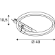 One 40 Track Dali lampa z systemem 3-fazowym 15,2W 650lm 3000K czarna 1004769