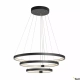 One Triple Dali lampa wisząca LED 64W 4200lm 3000K, 4000K czarna 1002913 SLV