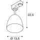 Para Cone 14 GU10 lampa do systemu 3-fazowego biały złoty 1002877