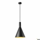 Phelia 280 E27 lampa wisząca czarny złoty 1002950 SLV