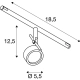 Saluna lampa do systemu linkowego TENSEO PAR16 12V czarny 139130