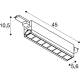 Sight Move 3-fazowy system DALI czarny 3000K 26W 2700lm 1004690