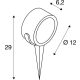 Sitra 360 Spike lampa wbijana w grunt GX53 IP44 antracytowa 231525