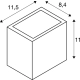 Sitra Cube WL kinkiet i sufitowa LED biały IP44 3000K 10W 1002033