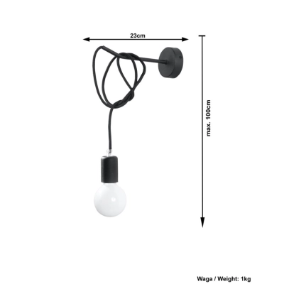 EDISON kinkiet SL.0373 Sollux lighting