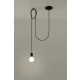 EDISON 1 lampa wisząca SL.0369 Sollux lighting