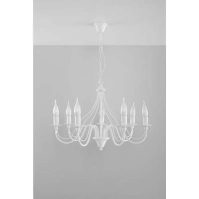 MINERWA 7 żyrandol SL.0215 White Sollux lighting