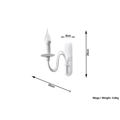 MINERWA kinkiet SL.0216 White Sollux lighting