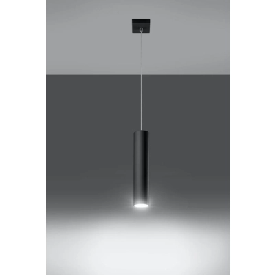 LAGOS 1 lampa wisząca czarna SL.0327 Sollux lighting