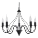 MINERWA 5 żyrandol SL.0218 Black Sollux lighting