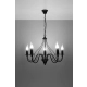 MINERWA 5 żyrandol SL.0218 Black Sollux lighting