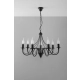 MINERWA 7 żyrandol SL.0219 Black Sollux lighting