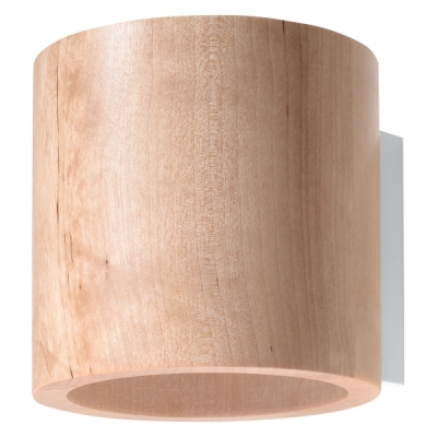 ORBIS kinkiet drewniany w stylu skandynawskim Sollux lighting