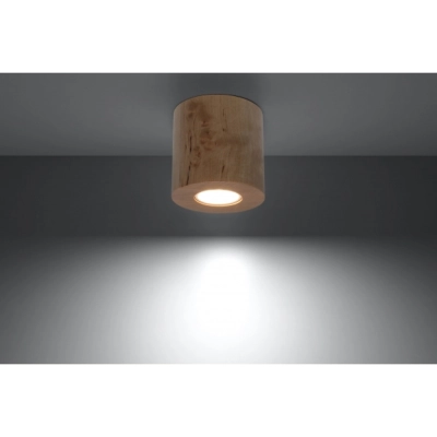 ORBIS plafon drewniany w stylu skandynawskim Sollux lighting