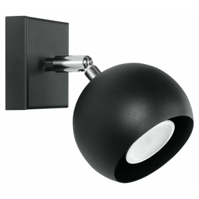 OCULARE 1 Black reflektorek kinkiet plafon Sollux lighting