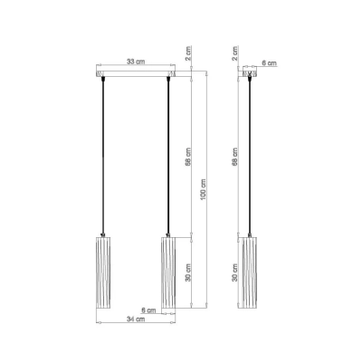 Lino 2 lampa wisząca GU10 SL.0637