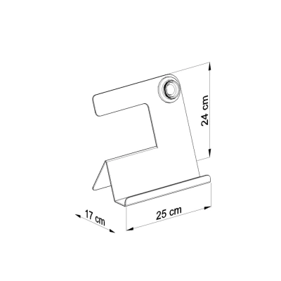 Incline lampa biurkowa E27 biała SL.0668