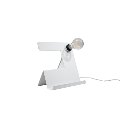 Incline lampa biurkowa E27 biała SL.0668 Sollux