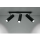 DIREZIONE 3 L Black reflektorki na listwie  Sollux lighting