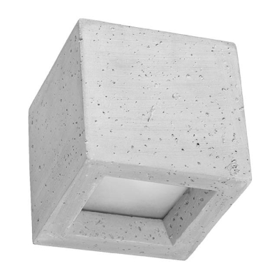 Sollux LEO kinkiet betonowy cubic G9 szary SL.0991