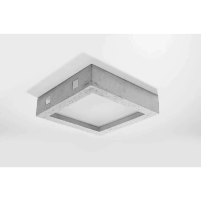 Sollux Riza 330 mm plafon betonowy LED 18 W 1600 LM 3000 K szary SL.0995