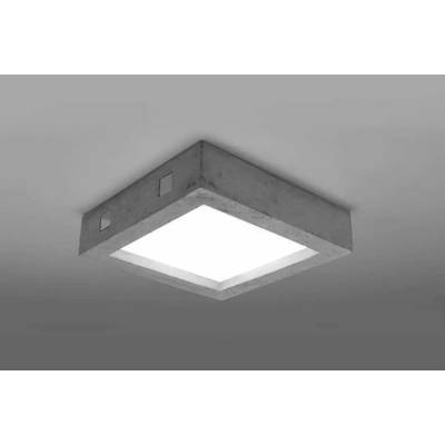 Sollux Riza 330 mm plafon betonowy LED 18 W 1600 LM 3000 K szary SL.0995