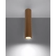 Zeke 30 cm lampa sufitowa drewniana GU10 dąb Sl.1034 Sollux