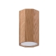 Zeke 10 cm lampa sufitowa drewniana GU10 dąb Sl.1033 Sollux