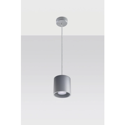 ORBIS lampa wisząca szara Sollux lighting