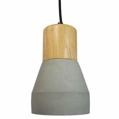 Concrete lampa wisząca E27 szary beton Step into Design