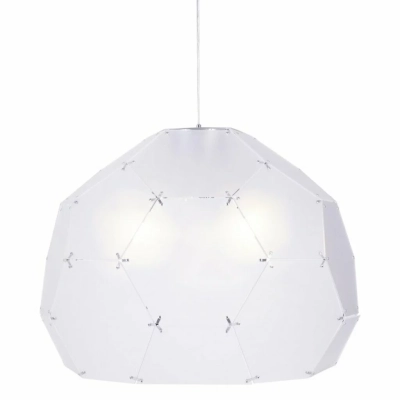 Dome lampa wisząca E27 półtransparentna