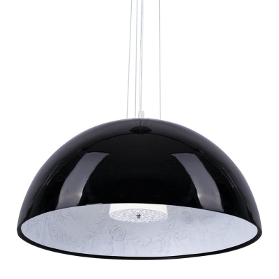 Frozen Garden lampa wisząca E27 czarna błyszcząca Step into Design