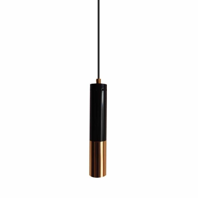 Golden Pipe 1 lampa wisząca G9 czarno złota Step into Design