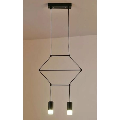 Linea 2 lampa wisząca G9 czarna