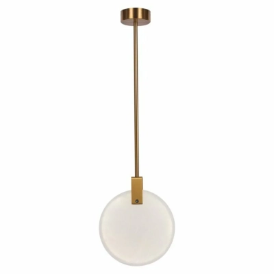 Marble lampa wisząca LED mosiądz marmur Step into Design